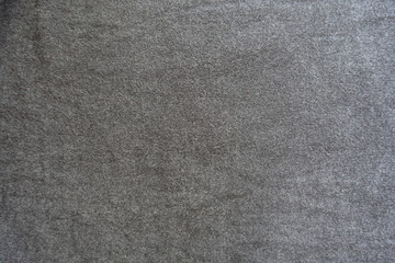 Fototapeta na wymiar Plain simple gray jersey fabric from above