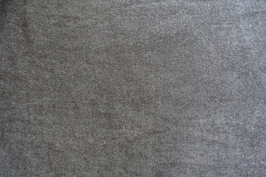 Plain simple gray jersey fabric from above