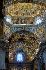 BERGAMO, LOMBARDY/ITALY - JUNE 25 : Interior View of  the Basilica di Santa Maria Maggiore in Bergamo on June 25, 2017
