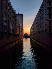 Naklejka premium Hamburg Speicherstadt