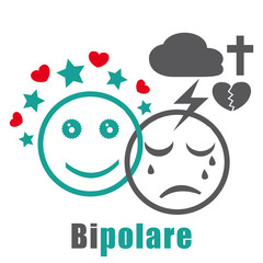 Disturbo bipolare. Illustrazione.