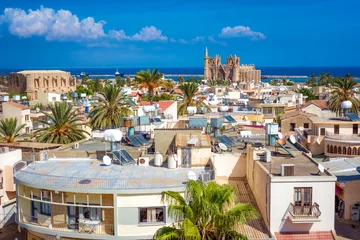  Een uitzicht op de stad Famagusta, kijkend naar de zee. Cyprus © kirill_makarov