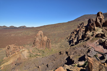 Vulkanische Landschaft auf Teneriffa