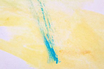 Abstract blue and yellow arts background