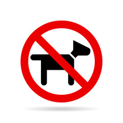 no dogs sign