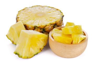 pineapple isolated on white background