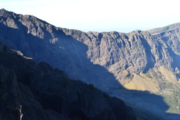 Rinjani vulcano landscape
