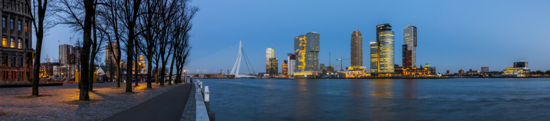 Panoaramic View Rotterdam Westerkade