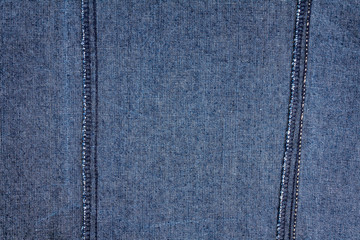 Naklejka premium Wrong side of jeans fabric