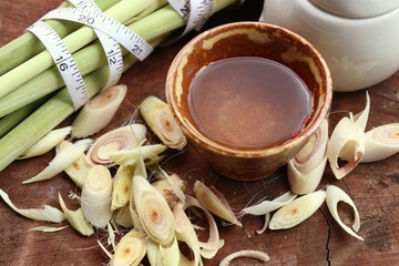 lemon grass tea with fresh