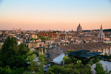 Fototapeta premium Rome Rooftop view