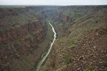 Rio Grande Gorge near Taos, New Mexico