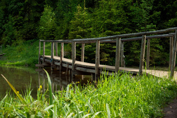 wooden bridge bridge