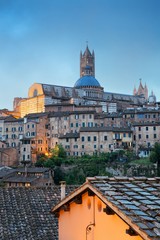 Obraz premium Siena Cathedral evening