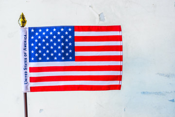 Beautifully star and striped United States of America flag