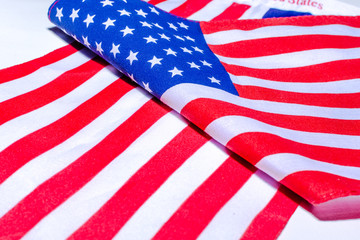 Obraz premium Beautifully United States of America flag