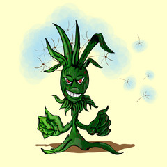 Fototapeta premium Plant evil dandelion