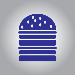 double cheeseburger, hamburger icon, burger vector