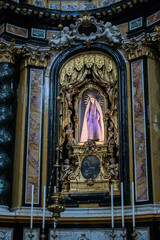 Fototapeta na wymiar BERGAMO, LOMBARDY/ITALY - JUNE 25 : Interior View of the Cathedral of St Alexander in Bergamo on June 25, 2017