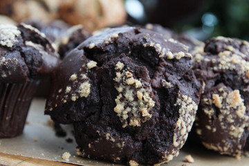 Muffins closeup