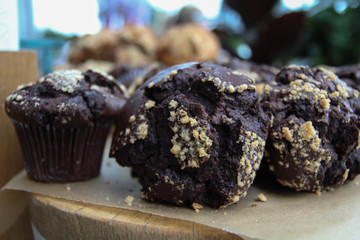 Muffins closeup