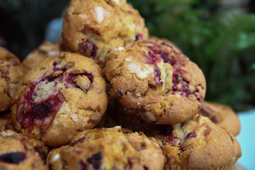 Muffins closeup