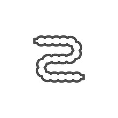 Intestines line icon