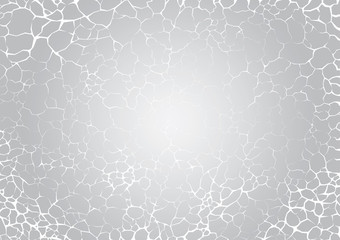 Cracks and lighting or networks of roots on gray background. Abstract texture design.