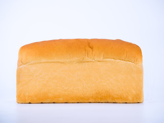 loaf bread isolated on white background