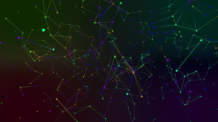 Fototapeta premium colored geometry abstract background
