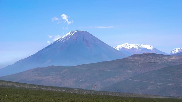 Arequipa City Sunrise Peru