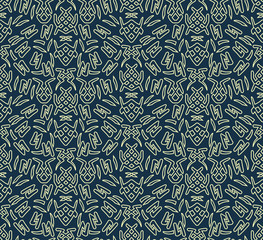 Seamless pattern geometric abstract shapes