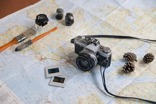 Camera on map