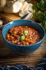 Mexican chili con carne.