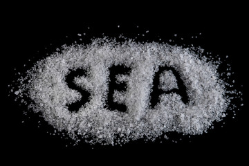 The word sea on sea salt.