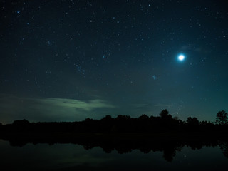 starry night at the lagoon