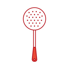 fried spoon isolated icon vector illustration design