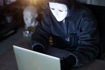 hacker on a laptop