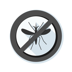 Mosquito Free Stop sign