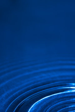 Dark Blue Water Ripples