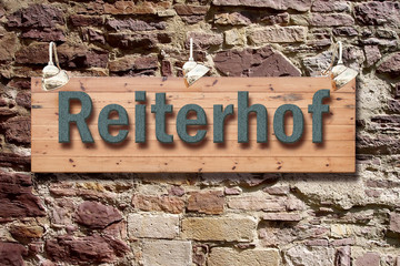 Schild 209 - Reiterhof