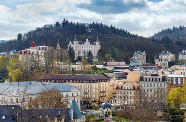 View of Karlovy Vary, Czech republic