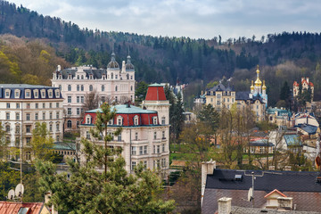 View of Karlovy Vary, Czech republic