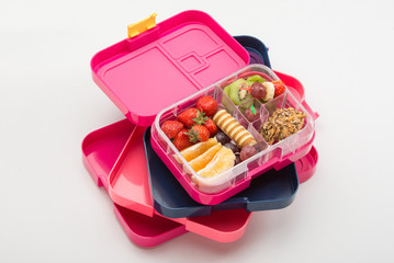 Owl healthy sandwich lunch box, fun food art for kids