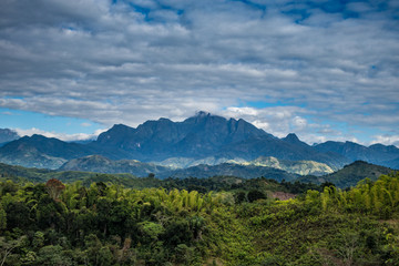 Marojejy park view under the clouds