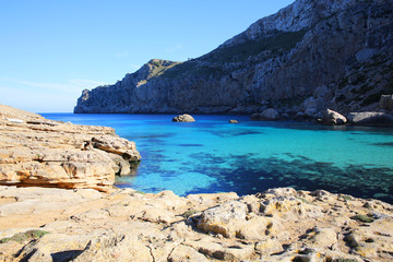 Turquoise bay on Majorca Island, Balearic Islands, Spain