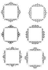 Vintage baroque frame