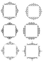 Vintage baroque frame