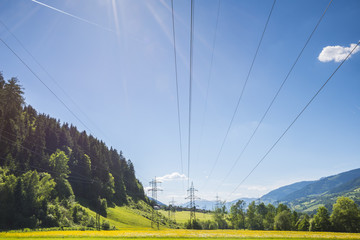 Autriche/lignes à haute tension
