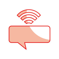 Information mail messages icon vector illustration design shadow 